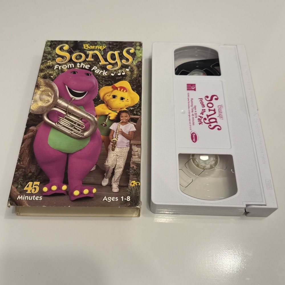 Barney & Friends Songs From The Park VHS Tape 2003 Lyons Group Kids Episodes